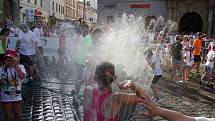 Součástí olomouckého půlmaratonu je i Rodinný běh. V 17 hodiny se na něj vydaly stovky účastníků.