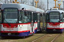 Olomoucké tramvaje. Ilustrační foto
