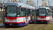 Olomoucké tramvaje. Ilustrační foto