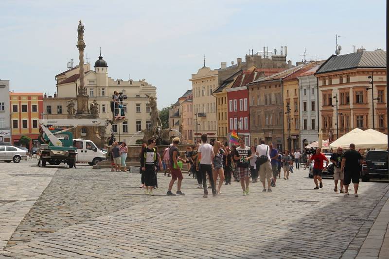 Rainbow Pride - první průvod lidí s menšinovou sexuální orientací v Olomouci