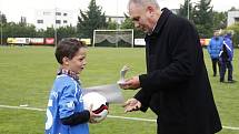 Nejlepší střelec turnaje mladších žáků Vladimir Mazal (Prostějov).