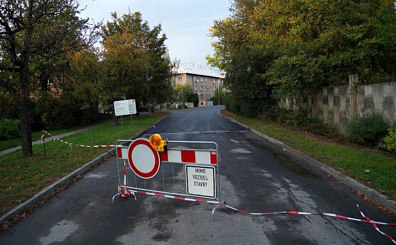 Opravená Erenburgova ulice v Olomouci. Pátek 27. září 2019