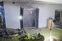K požáru došlo v přízemí bytového domu v Olomouci