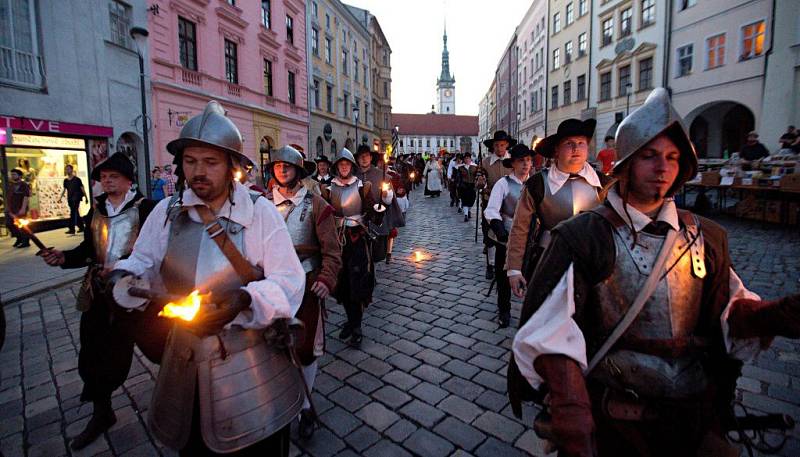 Průvod ke cti sv. Pavlíny v Olomouci