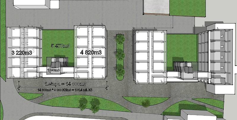 Na místě vyroste moderní Centrum inovací a transferu Univerzity Palackého. Hotové by mělo být na jaře 2023.