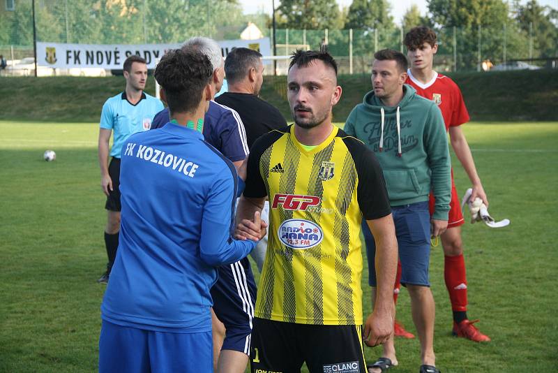 Fotografie ze zápasu 5. kola divize E mezi celky FK Nové Sady a FK Kozlovice