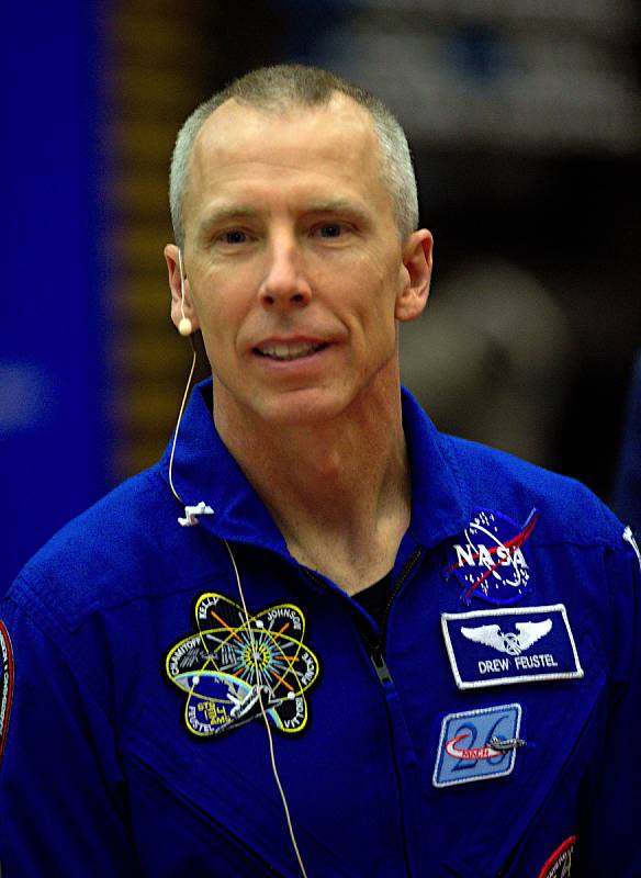 Americký astronaut Andrew Feustel .