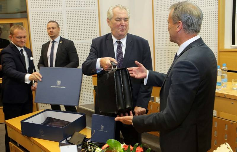 Prezident na návštěvě Olomouckého kraje - Olomouc, 18. května 2016