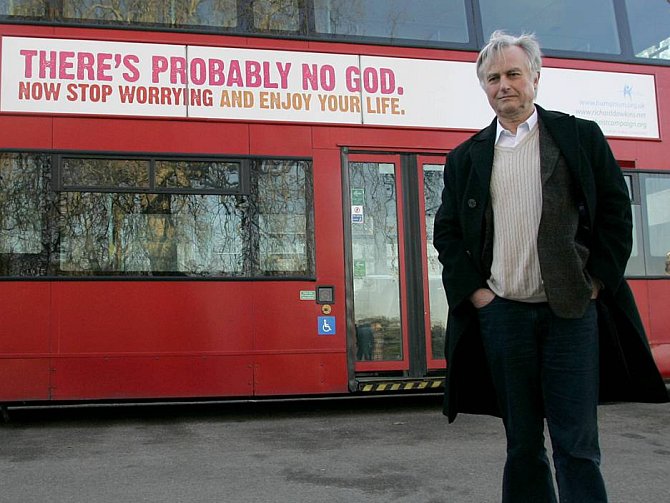 Biolog a popularizátor evoluční teorie Richard Dawkins
