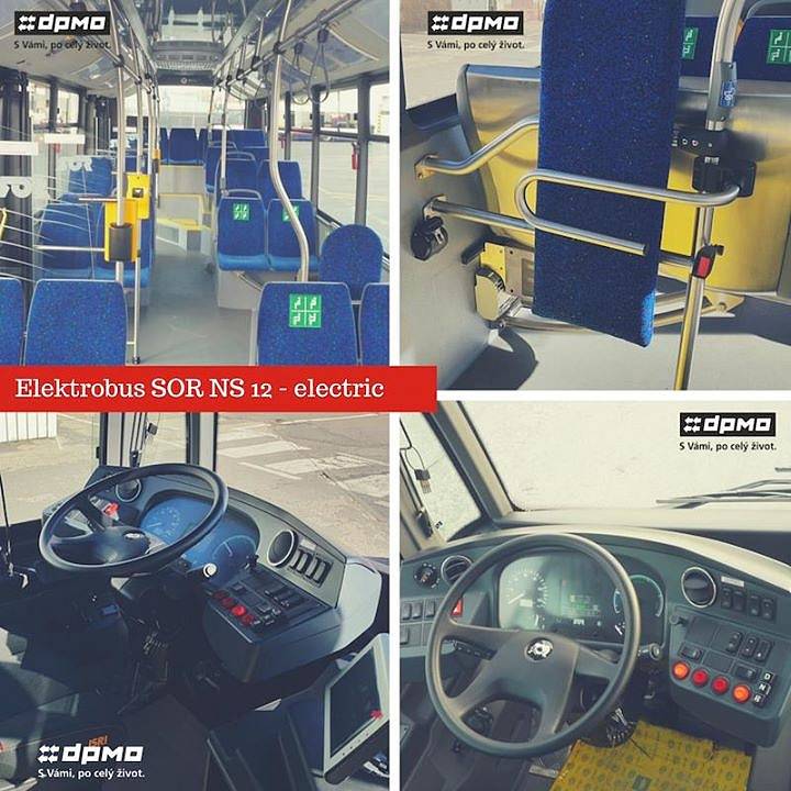 Nový nízkopodlažní elektrobus v Olomouci