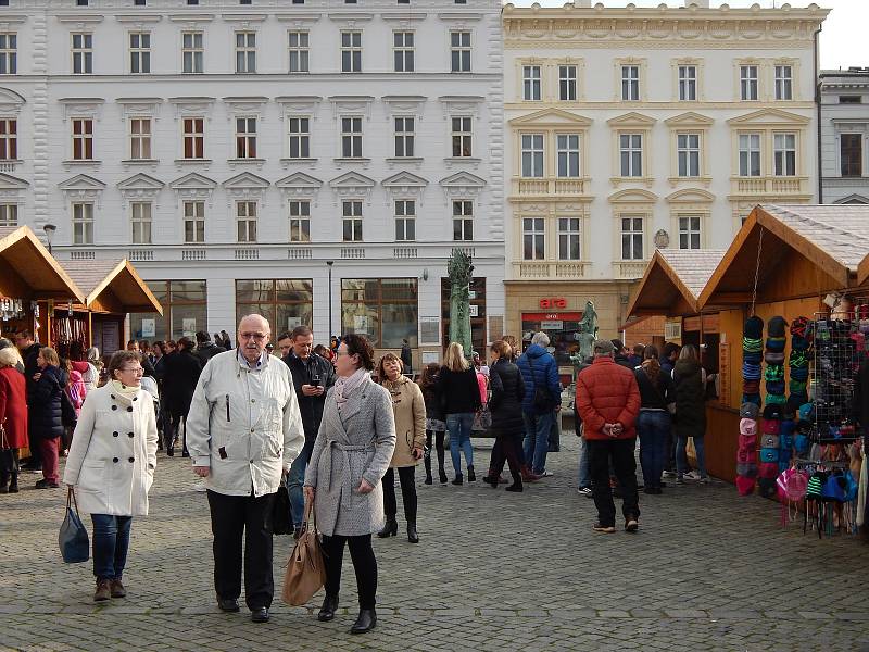 Svatomartinské trhy na Horním náměstí v Olomouci