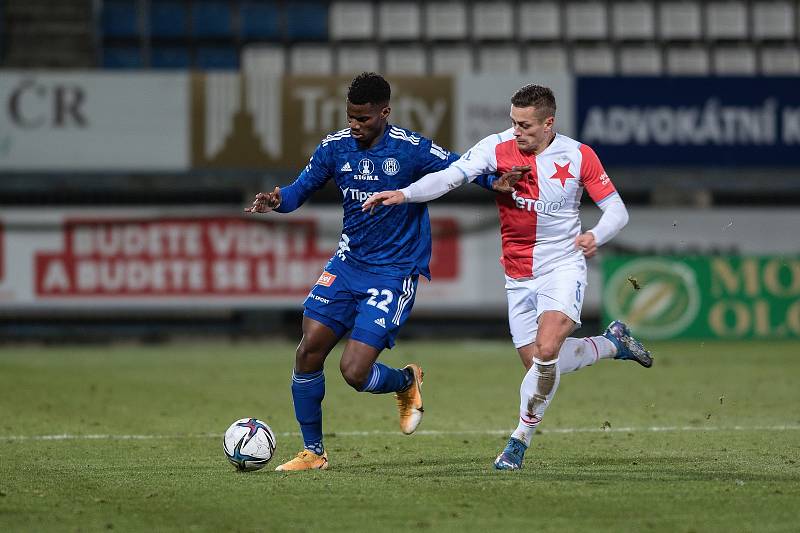 SK Sigma Olomouc - SK Slavia Praha 0:1 (0:0). Florent Poulolo, Tomáš Holeš