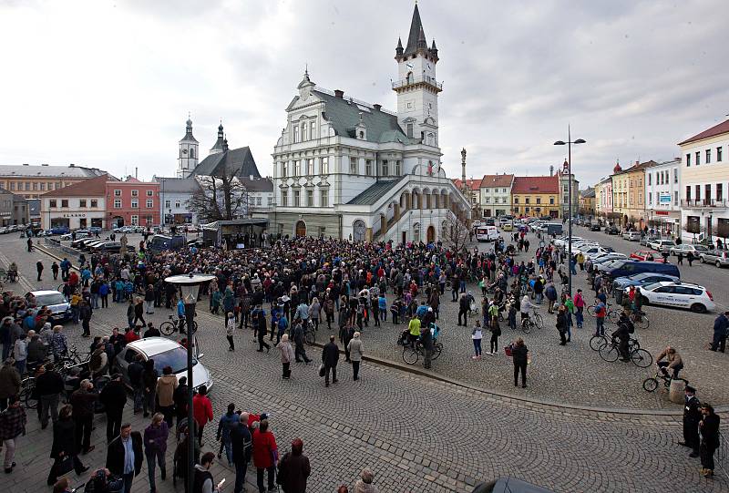 Návštěva prezidenta Zemana v Uničově