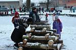 Hokejisté se na lašťanském rybníku utkali v prvním ročníku hokejových her Winter classic games.