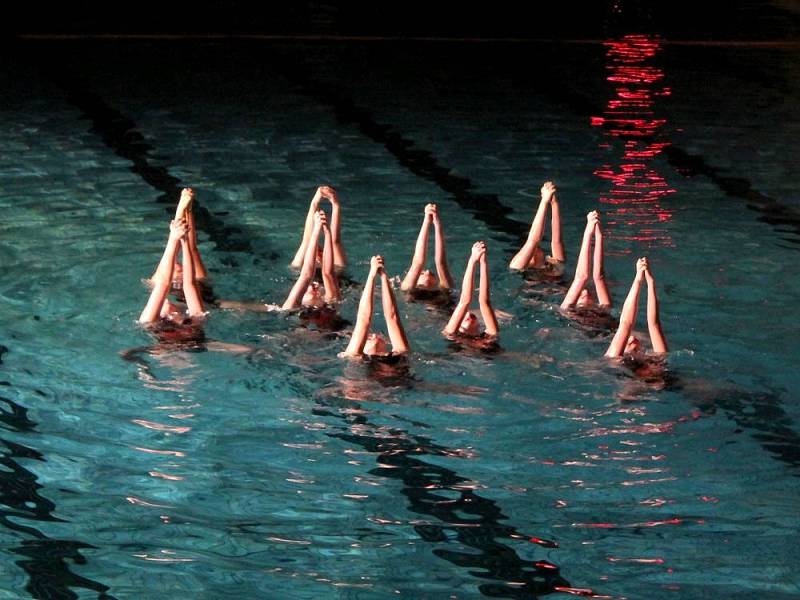 Vánoční show olomouckých akvabel