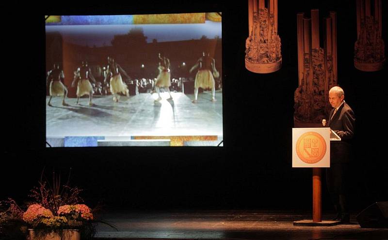 Z vyhlašování Cen Olomouckého kraje za přínos v oblasti kultury