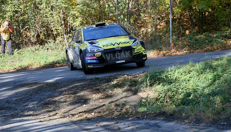 Rally Morava se jela v okolí Šternberku. Martin Vlček