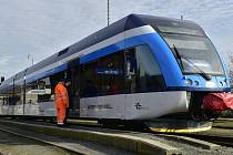 Jízda jednotky Stadler na trati Olomouc-Drahanovice