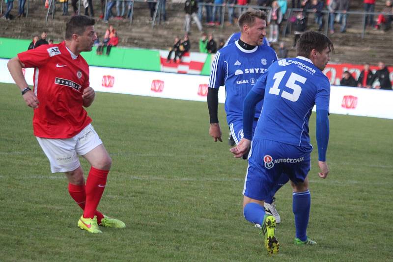 Za Lužánkami se ve čtvrtek utkaly legendy Zbrojovky Brno a Sigmy Olomouc. Duel skončil remízou 4:4.