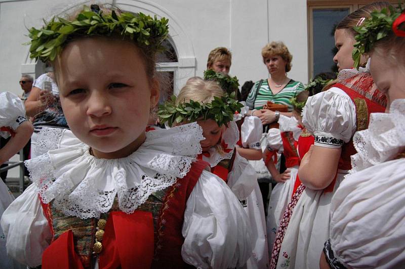 Svěcení pramene Jana Adama z Lichtenštejna ve Slatinicích