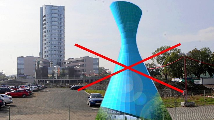 Plánovaná věž Spiritualia se nakonec v kampusu Moravské vysoké školy u třídy Kosmonautů v Olomouci stavět nebude