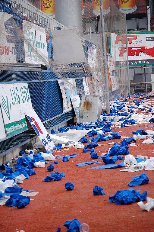 Andrův stadion, den poté.