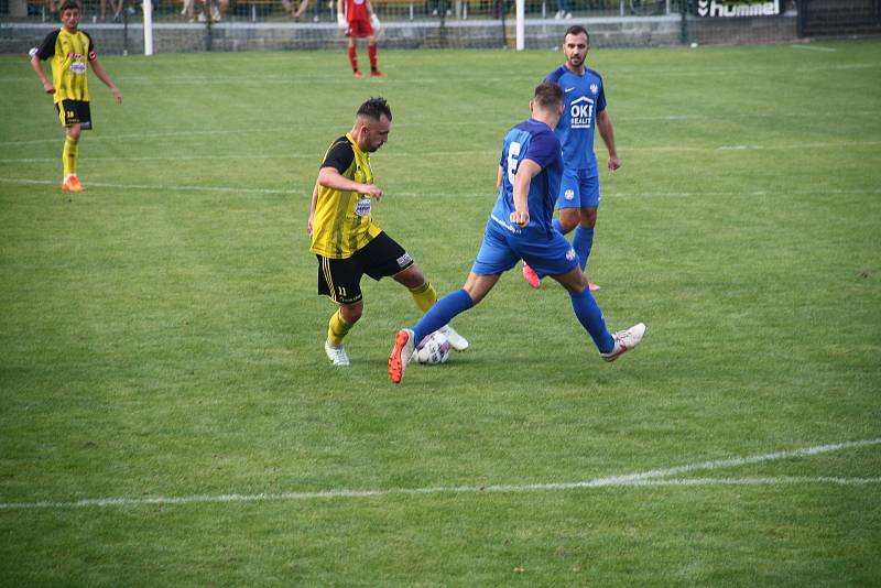 Fotografie ze zápasu 5. kola divize E mezi celky FK Nové Sady a FK Kozlovice