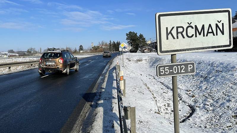 Krčmaní na hlavním tahu Olomouc - Přerov denně projede téměř 20 tisíc aut