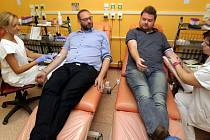 Redakce Olomouckého deníku vyrazila darovat krev na transfuzní oddělení fakultní nemocnice v Olomouci