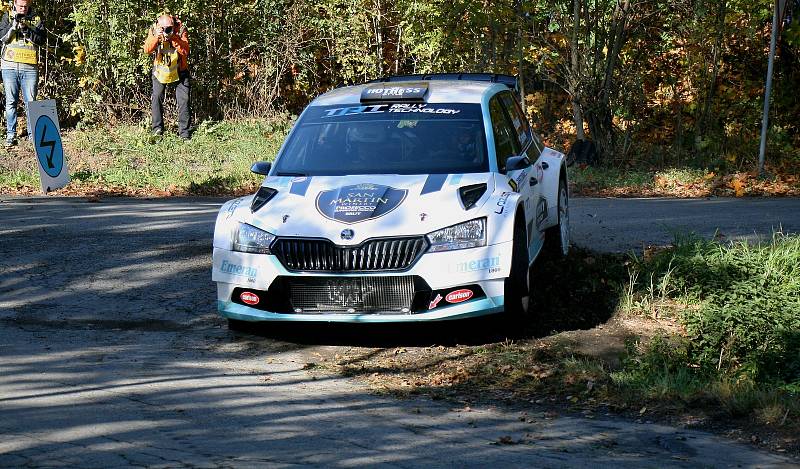 Rally Morava se jela v okolí Šternberku. Celkový vítěz Martin Odložilík