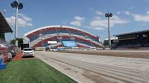 Olomoucká Sigma rekonstruuje po sezoně hrací plochu. Andrův stadion je momentálně bez trávníku.