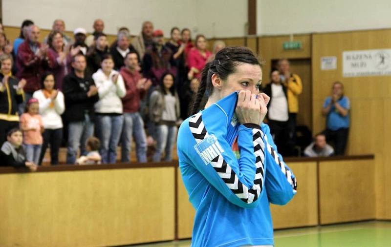 Reprezentační brankářka Barbora Raníková se po devíti letech loučila s týmem Olomouce.