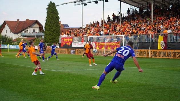 Fotbalisté SK Sigma Olomouc v přípravě proti Galatasaray Istanbul.