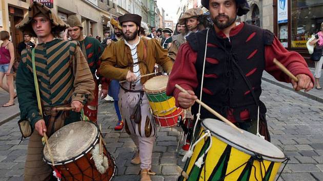 Svátky města Olomouce - průvod ke cti svaté Pavlíny