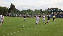 FK Medlov - TJ Sokol Velké Losiny 1:0. Jiří Kasal, Radovan Skřebský