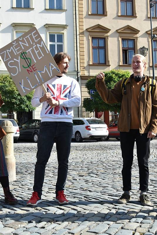 Klimatická stávka Fridays for Future v Olomouci, 20. 9. 2019