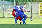 FK Šternberk (v modrém) vs. FC Hněvotín