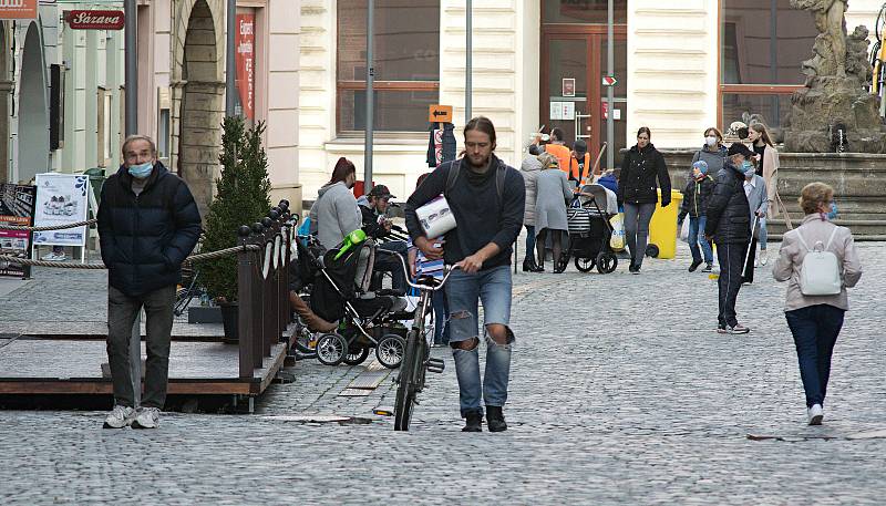 Olomoucké ulice 22. října 2020