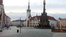 "Plácačky". Vizualizace rozmístění původních lamp z projektu rekonstrukce Horního náměstí v Olomouci
