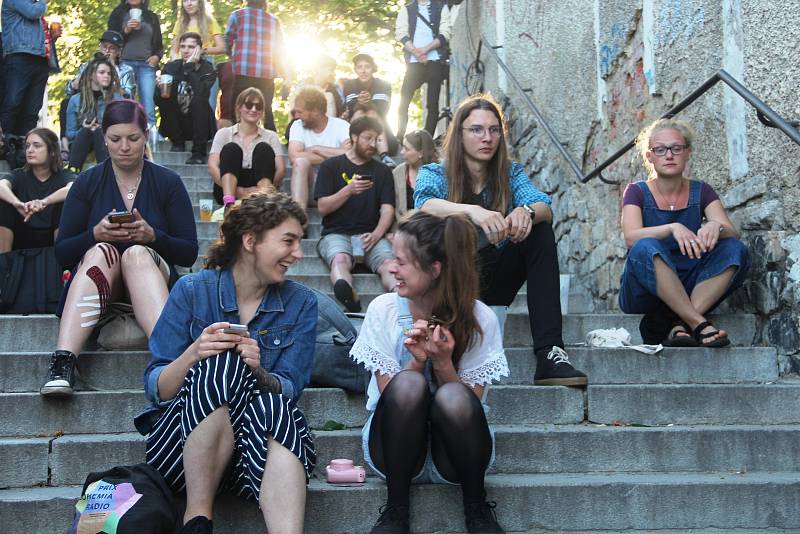 Festival Michalský výpad v centru Olomouce.