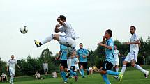 Fotbalisté Sigmy Olomouc (v bílém) prohráli v přípravném zápase s Nitrou 0:1.