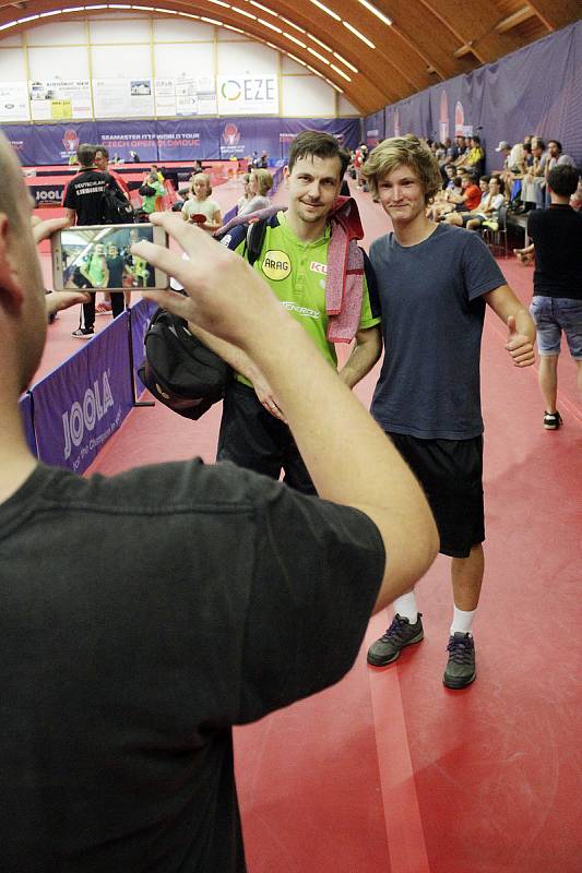 V Olomouci začala hlavní soutěž prestižního mezinárodního podniku Czech Open ve stolním tenise. Timo Boll, Německo