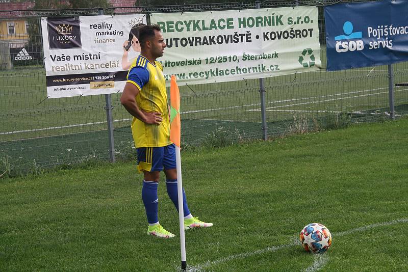 Fotografie z utkání 1. kola divize E mezi celky FK Šternberk a 1. HFK Olomouc