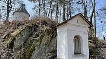 Křížový vrch v Moravském Berouně, březen 2021