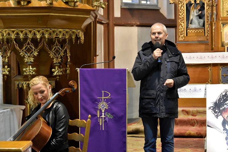 Zahájení výstavy k 200. výročí zvolení Rudolfa Jana olomouckým arcibiskupem. Kostel sv. Michala, 7. 3. 2020