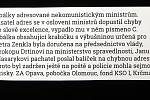 Výstavu s podtitulem Tajemný pokus o atentát na československé ministry v Galerio Biblio ve Vědecké knihovně v Olomouci.