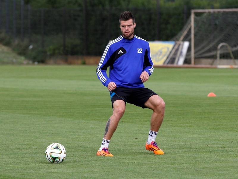 Fotbal SK Sigma Olomouc Trénink. Ondřej Čelůstka