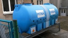 Cisterna s pitnou vodou ve Městě Libavá