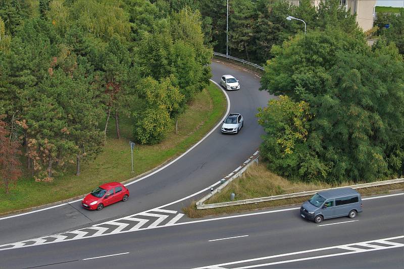 Výhled ze střechy Hotelového domu Olomouc, 11. 9. 2021