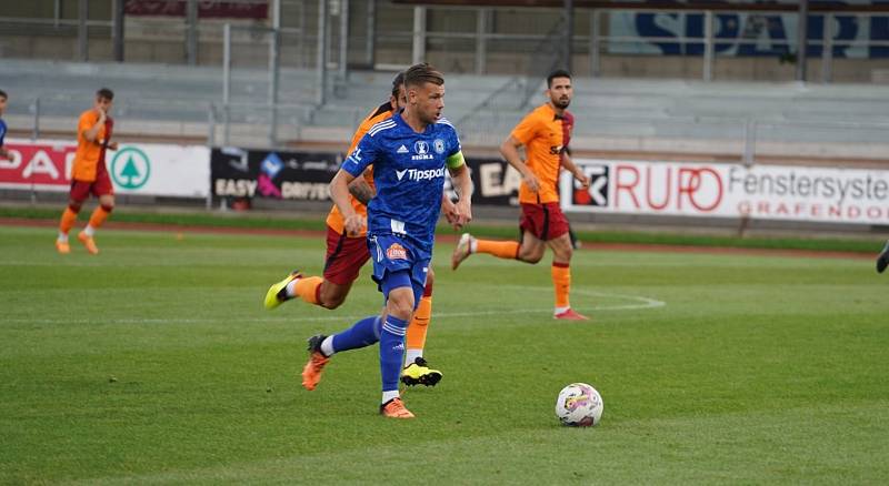 Fotbalisté SK Sigma Olomouc v přípravě proti Galatasaray Istanbul.